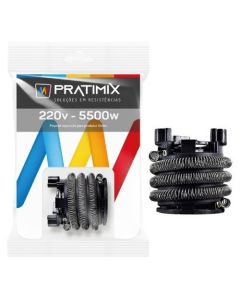 RESISTENCIA TIPO S NOVA DUCHA 220Vx5500W PRATIMIX