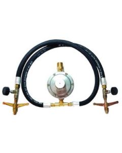 CONJUNTO GAS 2x P13 BOTIJAO REG 5Kg/hX0,50cm MULTIFLEX