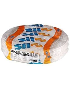 FIO CABO FLEX 750V  2,5mm BRANCO SIL(100m)
