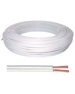 FIO PARALELO 2x0,75mm BRANCO SIL(100m)