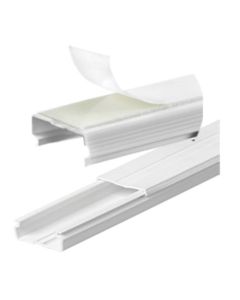 CANALETA SISTEMA ILUMI 20x10 C/ADESIVO S/DIV BRANCA 6209DF