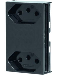 SLIM MONOBLOCO TOM DUPLA ABNT 10A PT 861204