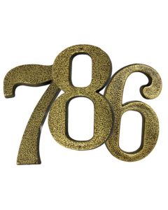 ALGARISMO PVC 3 10cm BRONZE