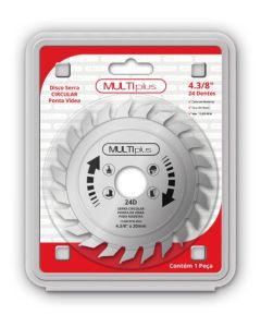 DISCO SERRA VIDEA 4 3/8 (24D-F20) MULTIPLUS