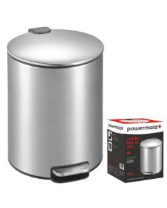 LIXEIRA INOX SLIM C/PEDAL 3L POWERMAID