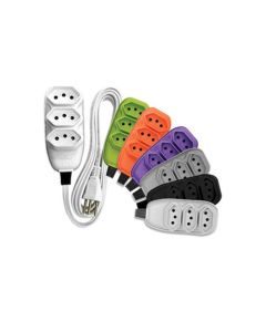 EXTENSAO ILUMI COMPACTA PP 3P NBR 8,0m 0,75mm 10A PT