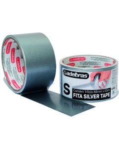 FITA SILVER TAPE PRATA ADELBRAS 48mmx5m