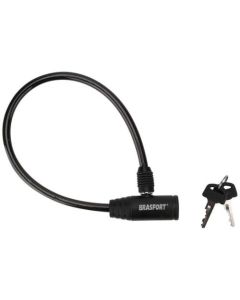 CADEADO BICICL C/CH 8mmx60cm 7016 BRASFORT 