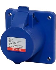 TOMADA EMB TRITON 2P+T 16A 200/250V 6H AZ H3046  STECK