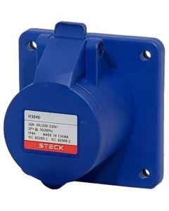 TOMADA EMB TRITON 2P+T 16A 380/440V 9H VM H3049 STECK
