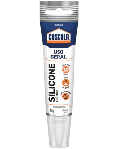 SILICONE CASCOLA PREMIUM USO GERAL 50g INCOLOR