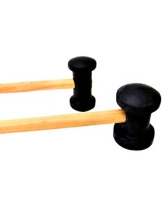 MARTELO DE BORRACHA PRETO 60mm GERPLAST