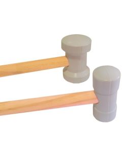 MARTELO DE BORRACHA BRANCO 40mm GERPLAST