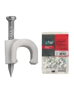 FIXA CABO COAXIAL 10mm(20) SFORPLAST