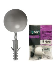 BATENTE P/PORTA PVC CINZA SFORPLAST