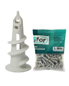 BUCHA FIXACAO DRYWALL(100) SFORPLAST