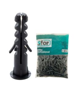 BUCHA FIXACAO PVC C/ABA N06(1000) SFORPLAST