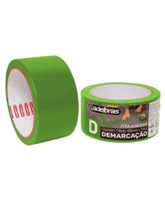 FITA DEMARCACAO VERDE 48mmx14m ADELBRAS