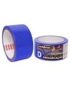 FITA DEMARCACAO AZUL 48mmx14m ADELBRAS