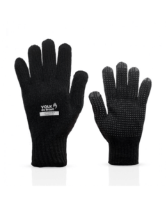 LUVA MALHA PIGMENTADA PRETA VOLK CA 36347
