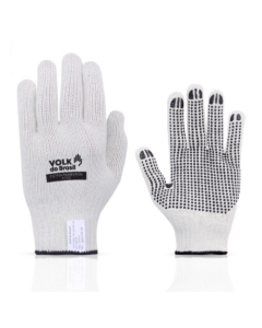 LUVA MALHA PIGMENTADA BRANCA VOLK CA 30521