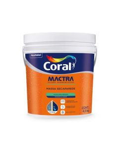 MASSA SECAPAREDE 4,5Kg CORAL MACTRA