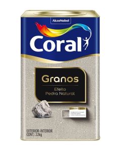 BASE TEXTURIZADO GRANOS EFEITO PEDRA FINA CORAL 13L (22Kg)