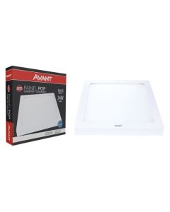 PAINEL LED SOB QUAD 12W 6500K 720lm 17cm AVANT