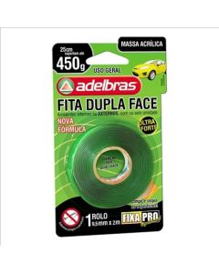 FITA DUPLA FACE TRANSP ADELBRAS 09,5mmx20m