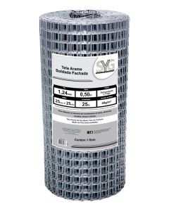 TELA GALV FOGO FACHADA F1,24(25X25) 1,0x25m SYG