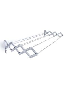 VARAL SANFONADO ALUMINIO 100x42cm MOR