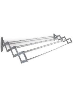 VARAL SANFONADO ALUMINIO 120x42cm MOR