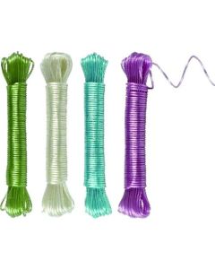 CORDA REVESTIDA P/ VARAL 15m MOR