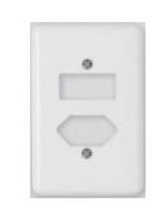 STYLUS PLACA 4x2 1TECLA+TOM 20420