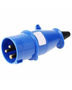 PLUG NEWKON 2P+T 16A 200/250V 6H AZ N3076 STECK