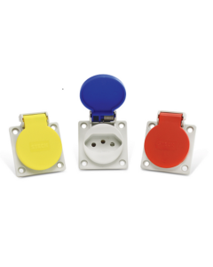 TOMADA TAMPA QUASAR 2P+T 10A 250V NBR14136 AZ S8640 STECK