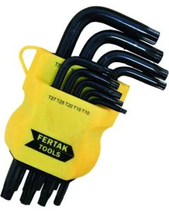 CHAVE TORX T10 A T50 C/9 PCS FERTAK 2409
