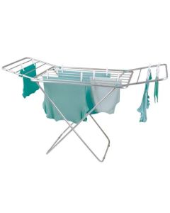 VARAL CHAO C/ABAS ALUMINIO 143x49x90cm SLIM MOR