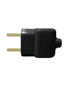 PINO PRENSA CABO MACHO ILUMI 2P 10A PRETO 14030