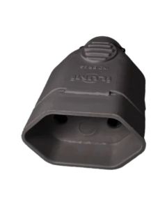 PINO FEMEA ILUMI 2P 10A PRETO 1430PCT