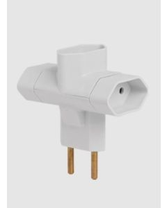 PINO 3 SAIDAS ILUMI 2P 10A BRANCO 1215