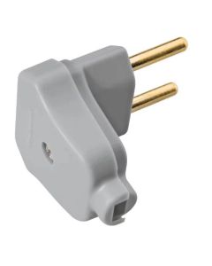 PINO MACHO TRIANGULAR 2P 10A CINZA 1427 