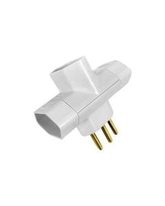 PINO 3 SAIDAS ILUMI 3P 10A BRANCO 12270