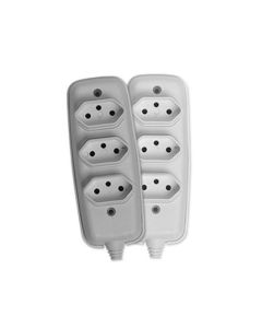 TOM BARRA NBR 3P 10A(3x)TRIPLA BRANCA ILUMI 26330