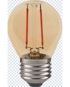 LAMP LED FILAM GLOBO G045 2W 2200K E27 BIV AVANT