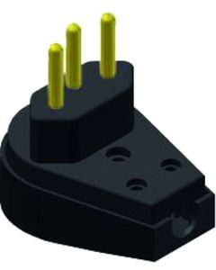 PINO PRENSA CABO MACHO ILUMI (G) 3P 10A PRETO 1418