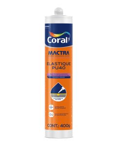 SELANTE PU40 400g CINZA ELASTIQUE CORAL MACTRA
