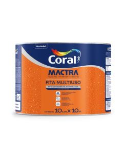 FITA ASFALTICA VEDBEM 10x10 0,5mm CORAL MACTRA