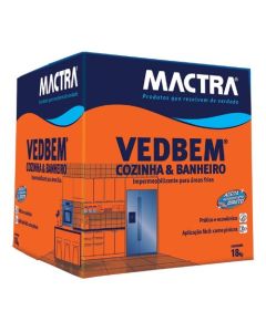 VEDBEM COZINHA E BANHEIRO 18Kg CORAL MACTRA