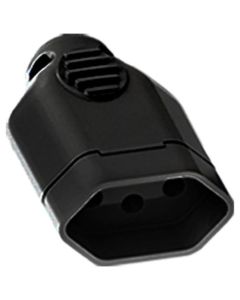 PINO FEMEA ILUMI 3P 20A PRETO 1423